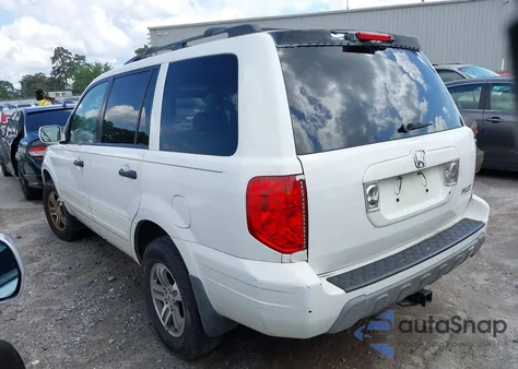 2004 Honda Pilot Ex-L from USA, damaged, VIN 2HKYF18564H500485